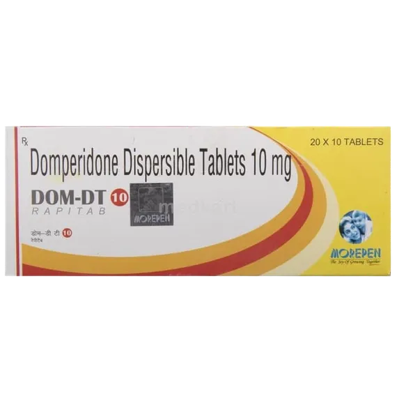 dom dt 10mg tablet 10's